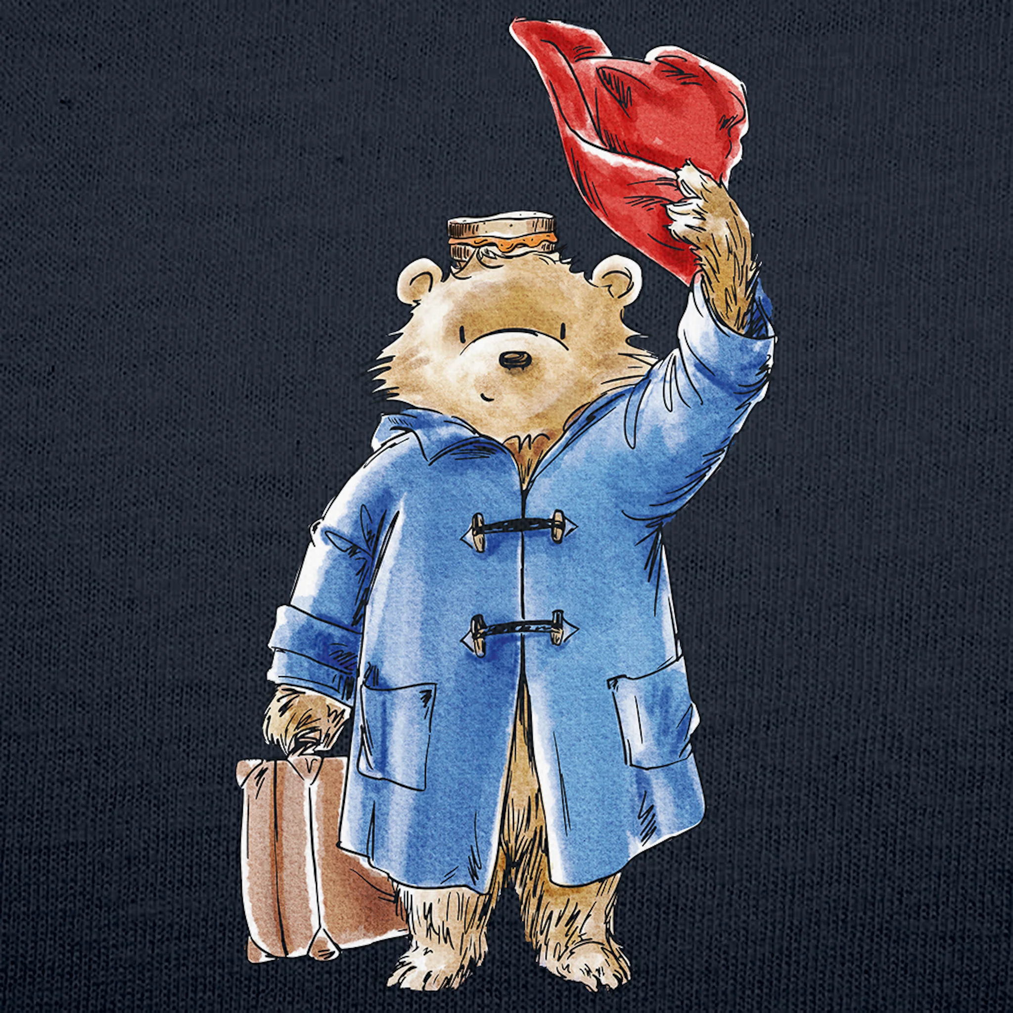 Classic Paddington "Doffing Hat" Hoodie - Image 3