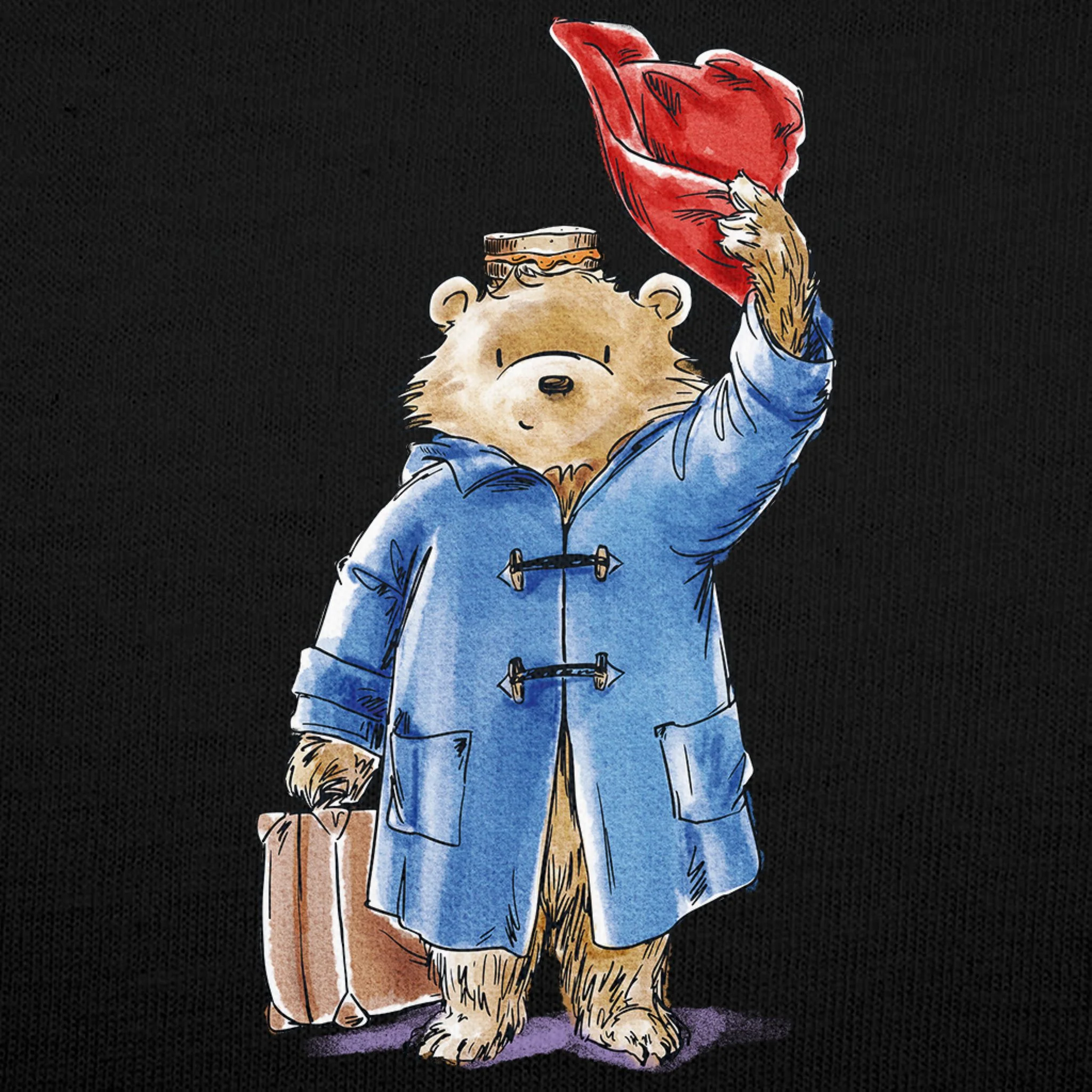 Classic Paddington "Doffing Hat" Ladies' T-Shirt - Image 10