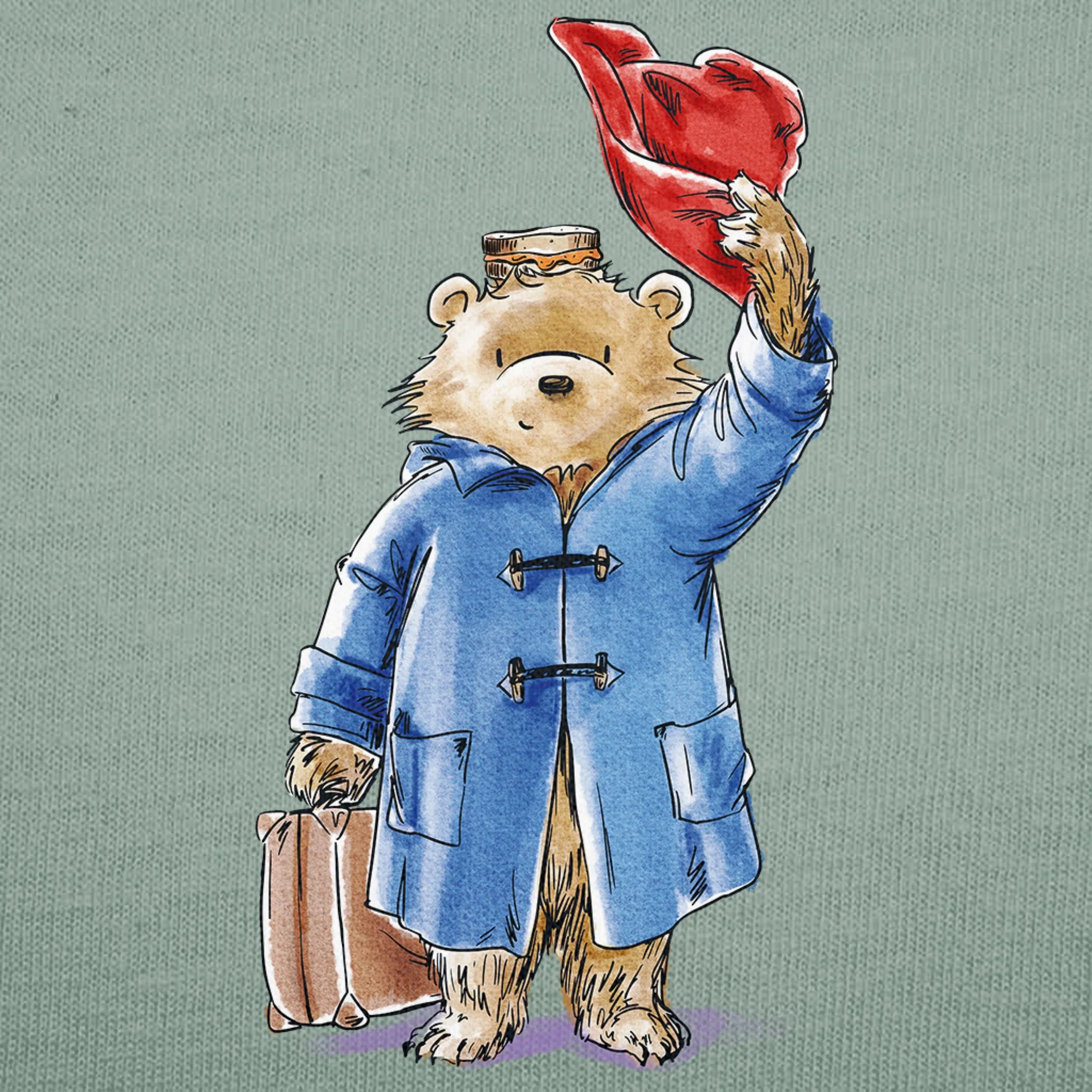 Classic Paddington "Doffing Hat" Ladies' T-Shirt - Image 6