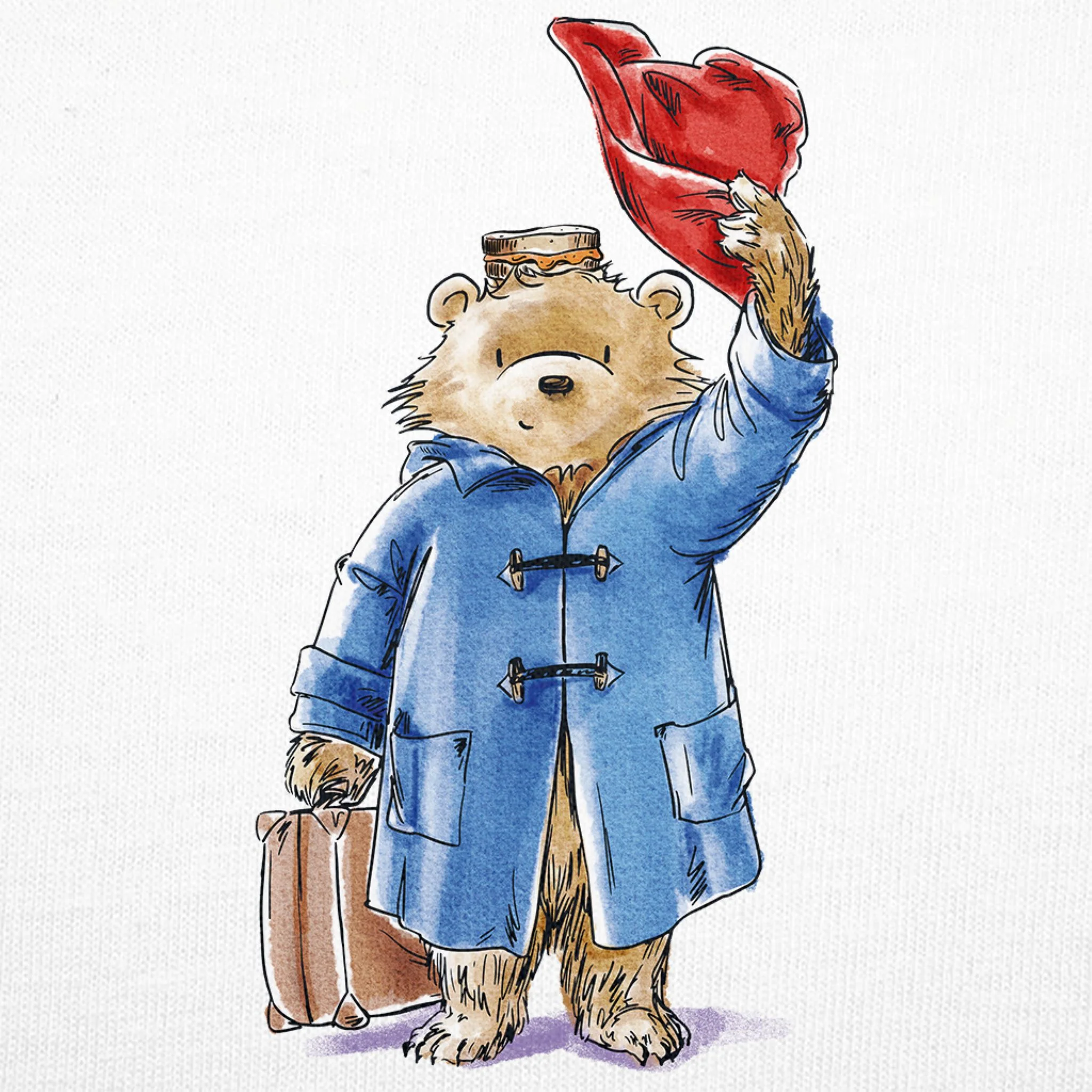 Classic Paddington "Doffing Hat" Ladies' T-Shirt - Image 8