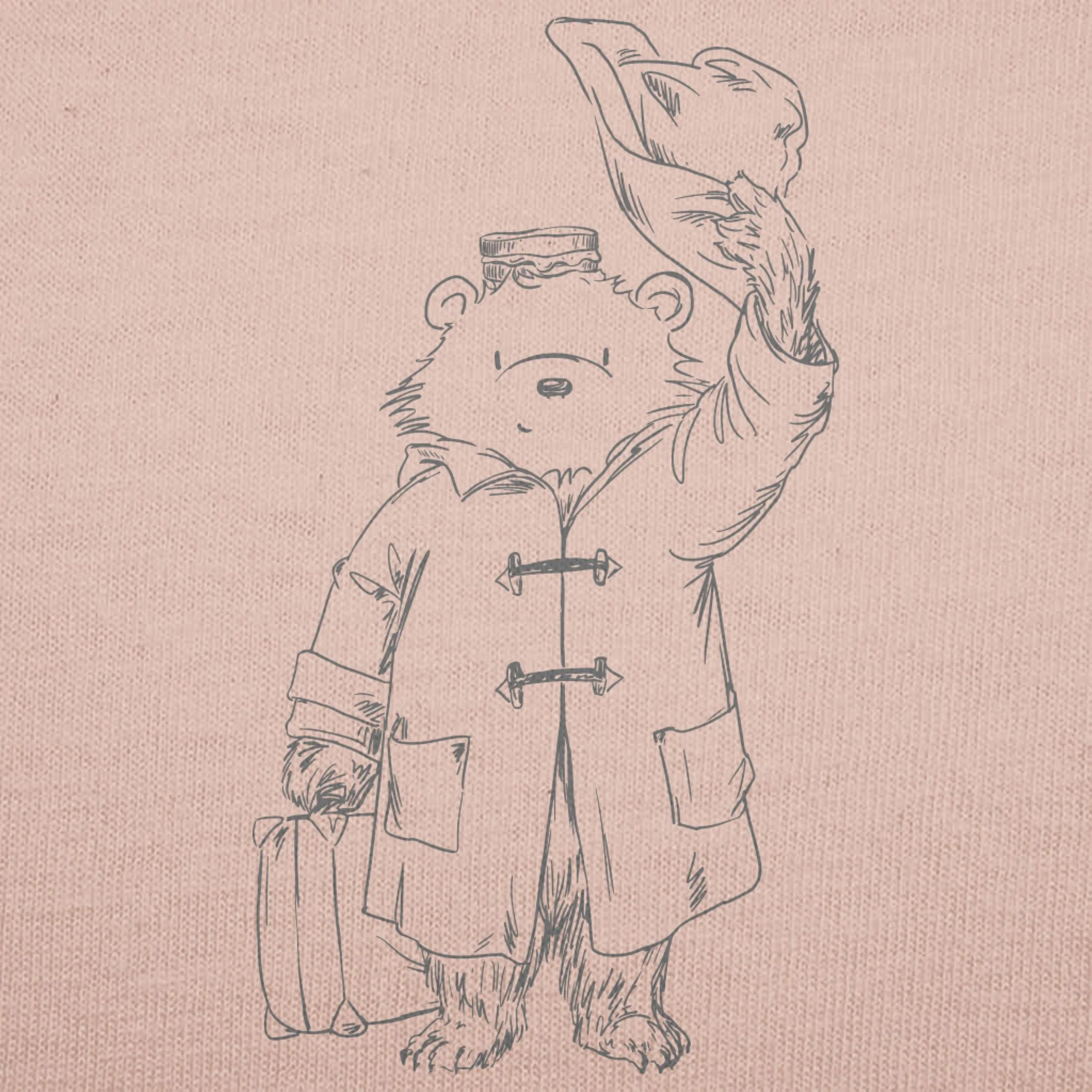 Classic Paddington "Doffing Hat" Sketch Ladies' T-Shirt - Image 6
