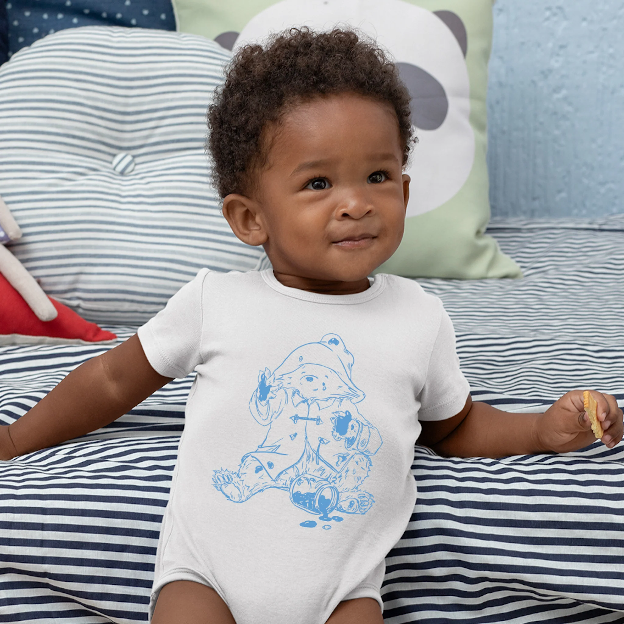 Classic Paddington Short Sleeve Baby Bodysuit - Image 3