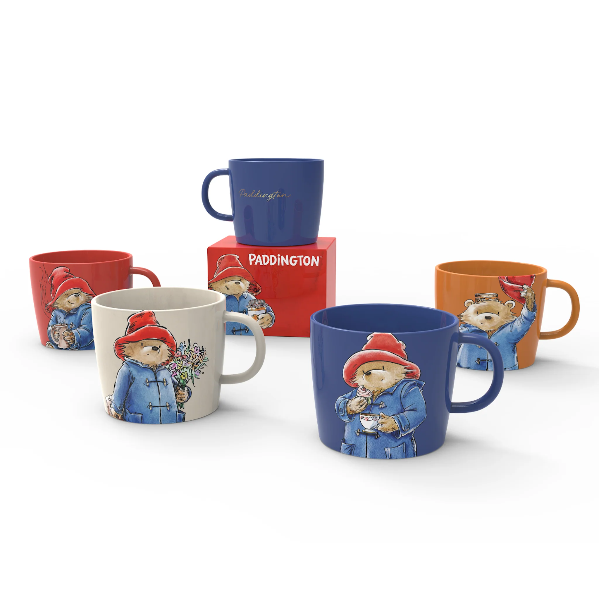 The Essential Paddington Ceramic Mug - Red - Image 4