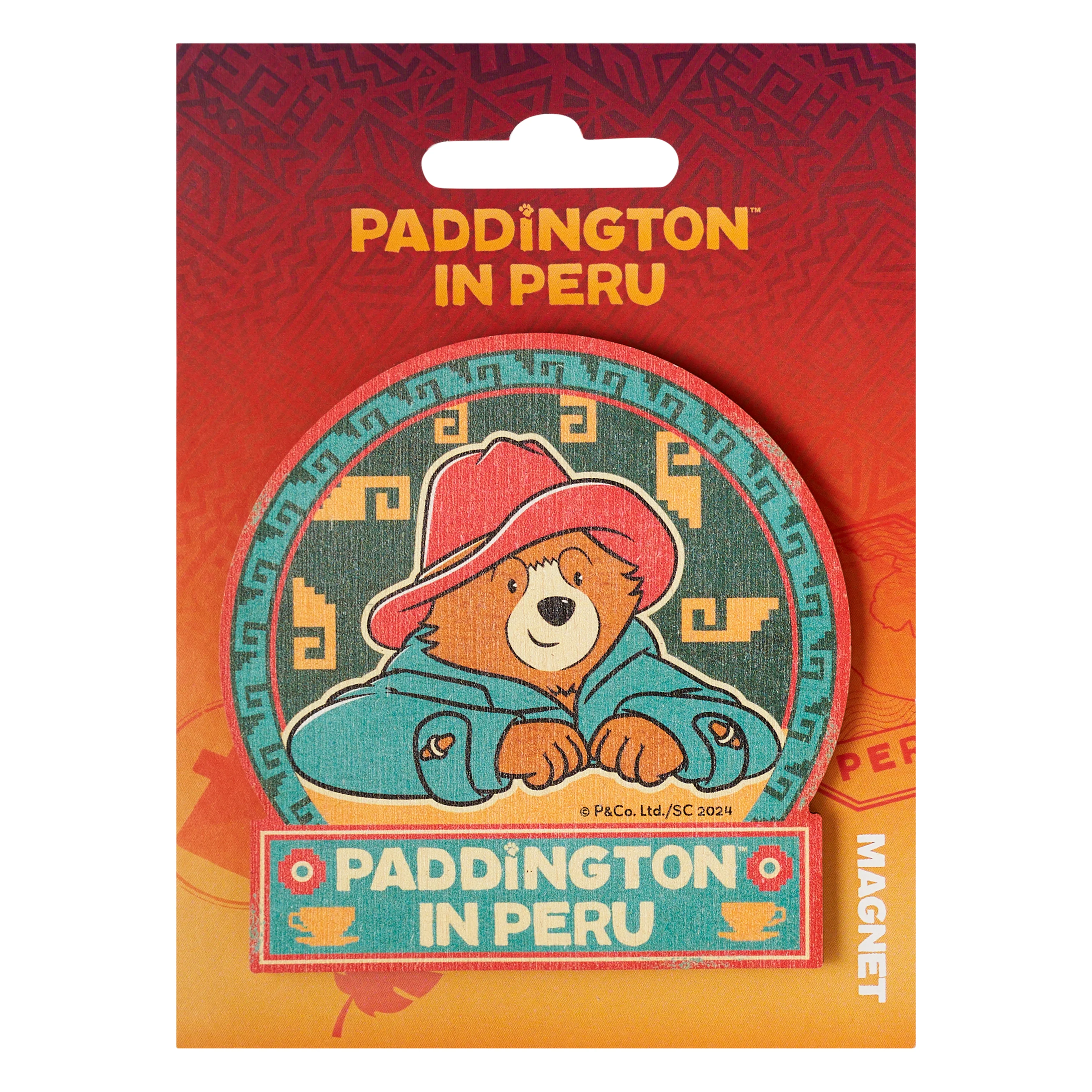 Paddington in Peru Exclusive Circle Wooden Magnet - Image 3