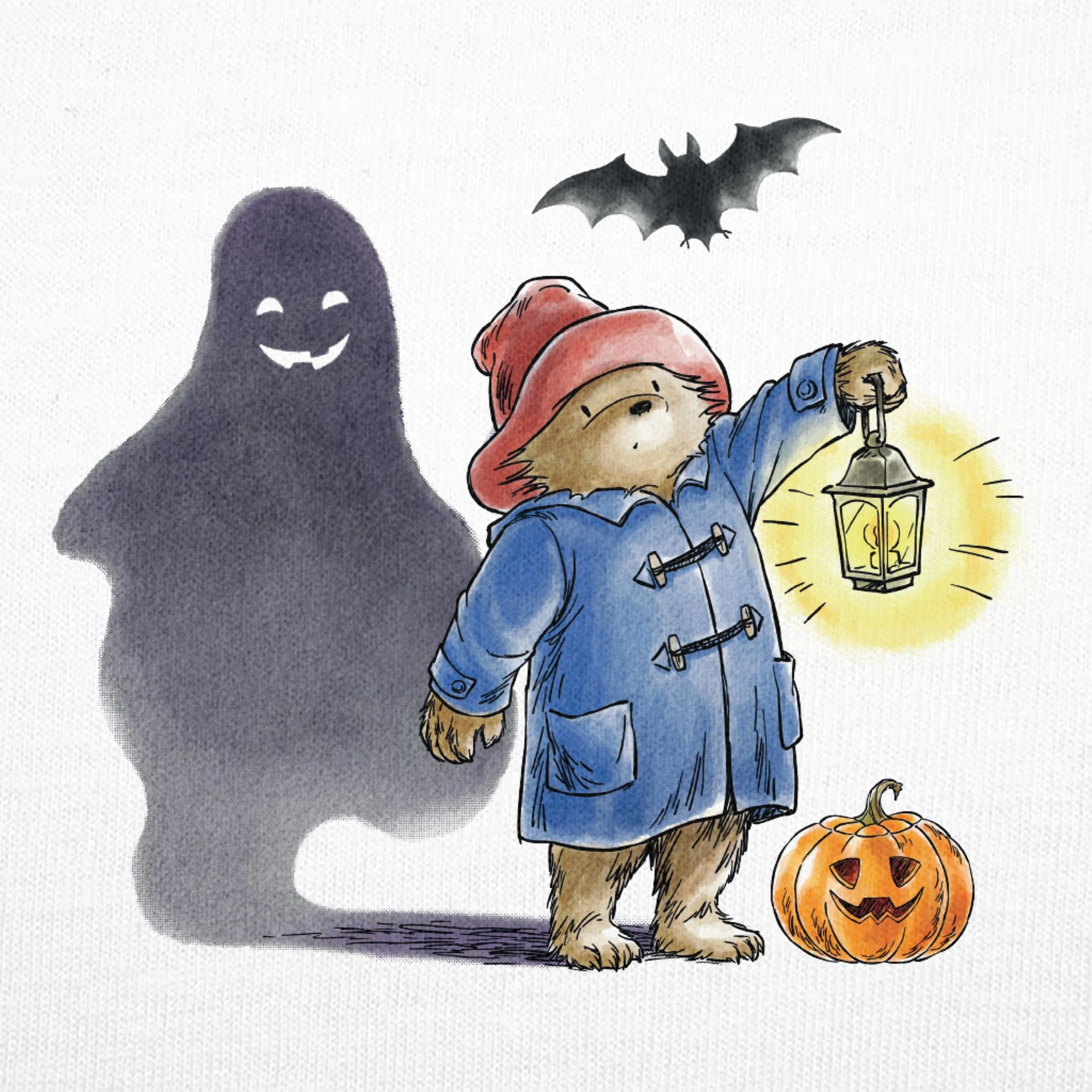 Paddington Halloween Kids T-Shirt (White) - Image 3