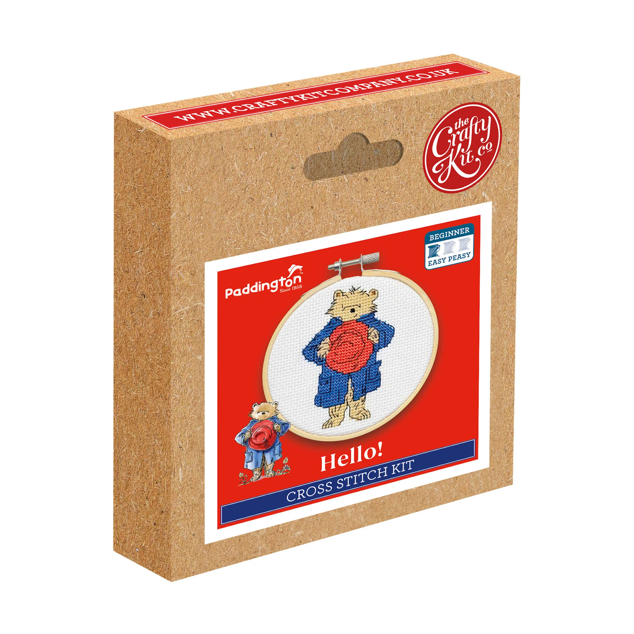 Paddington 'Hello!' Mini Cross Stitch Kit - Image 3