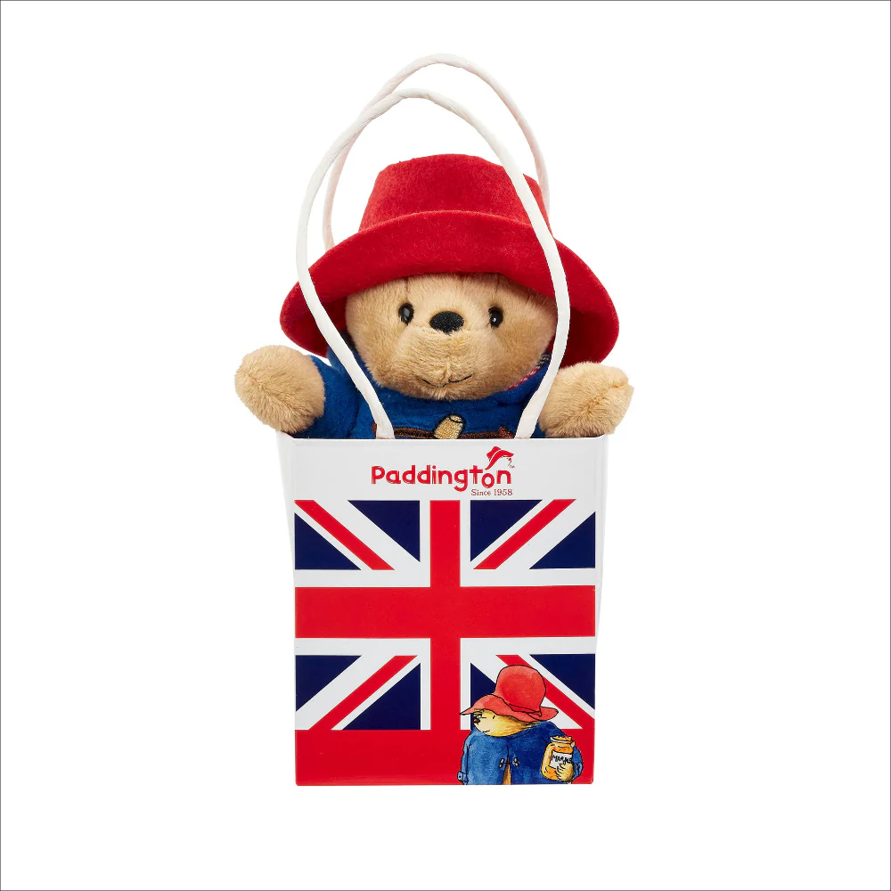 Paddington Plush In Union Jack Bag