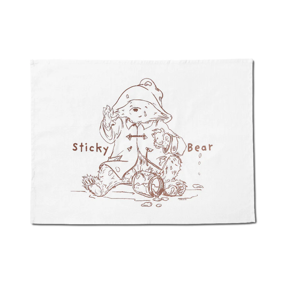 Paddington 'Sticky Bear' Sketch Tea Towel
