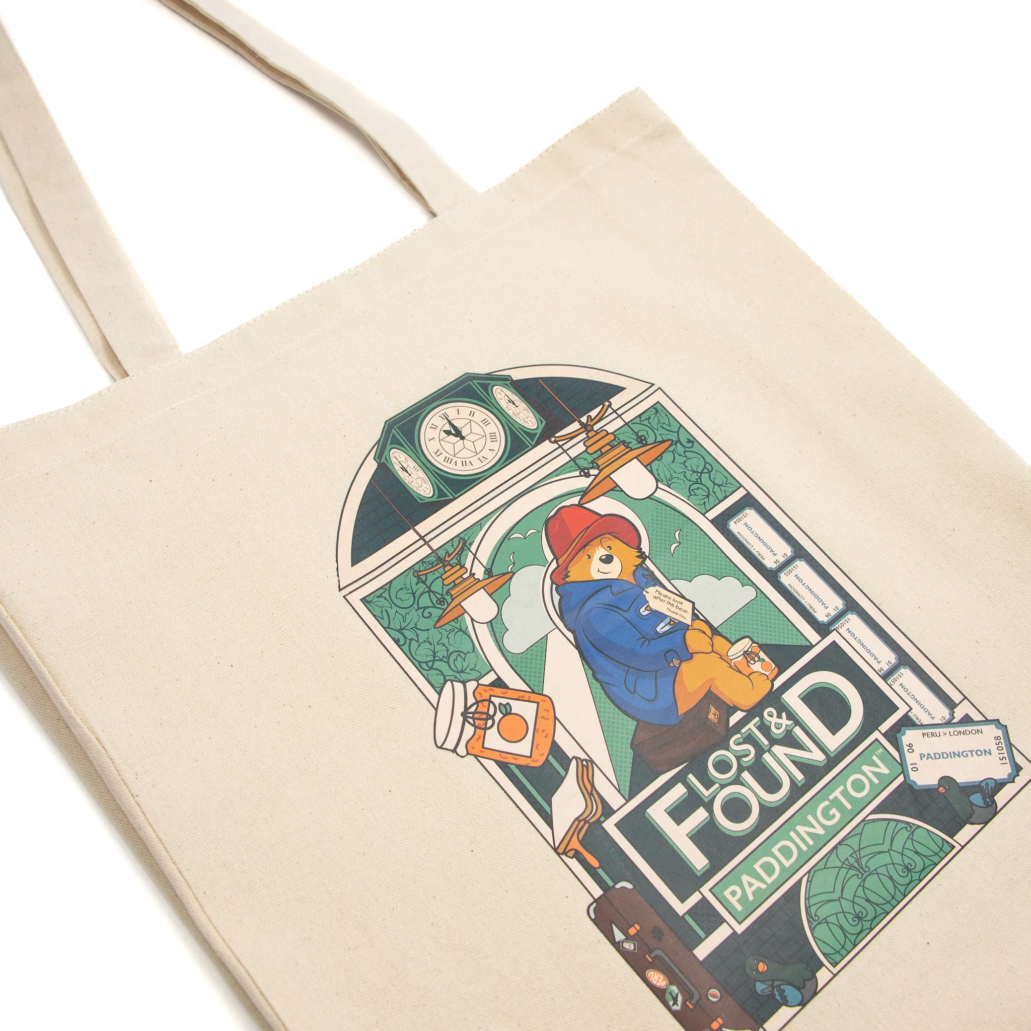 Lost & Found Paddington Organic Tote Bag - Image 3