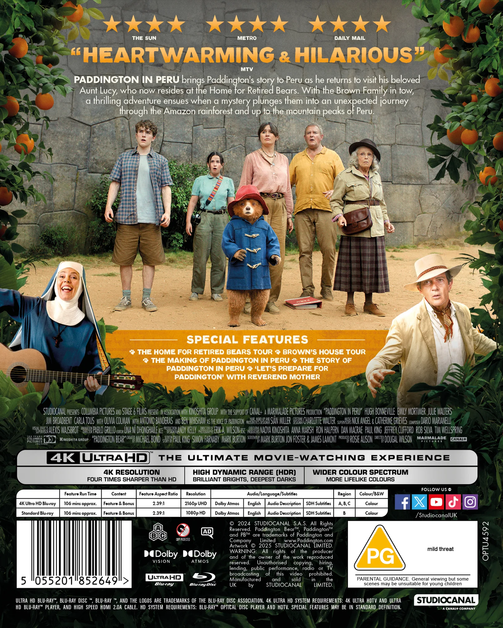 Paddington In Peru (4K Ultra HD + Blu-Ray) - Image 2